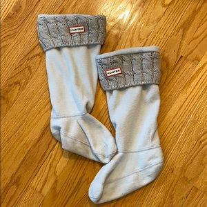 Worn ONCE Cozy Hunter boot socks